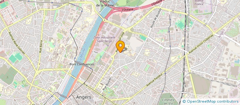localisation de l'entreprise TELL-US INGENIERIE à ANGERS