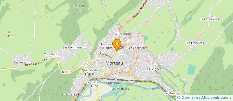 localisation de l'entreprise TELLA  MORTEAU