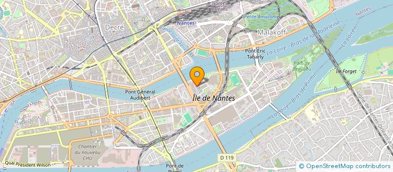 localisation de l'entreprise TELLAE à NANTES