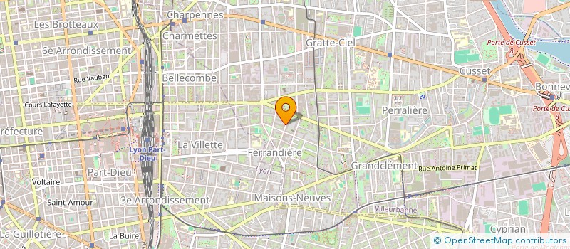 localisation de l'entreprise TELLAG  VILLEURBANNE