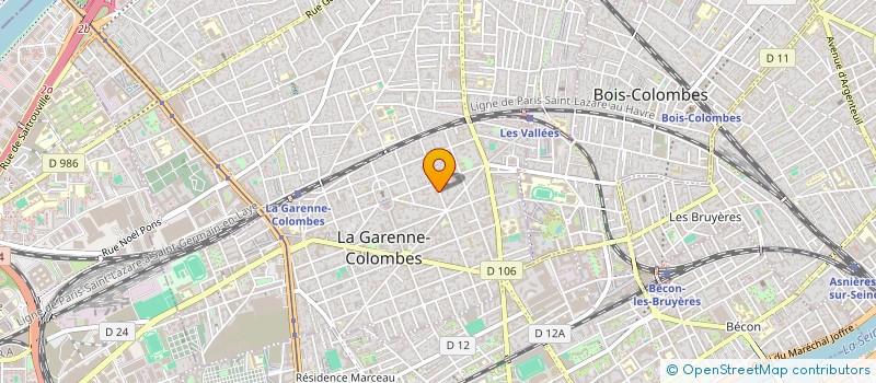 localisation de l'entreprise TELLDEM MEDIA  LA GARENNE-COLOMBES