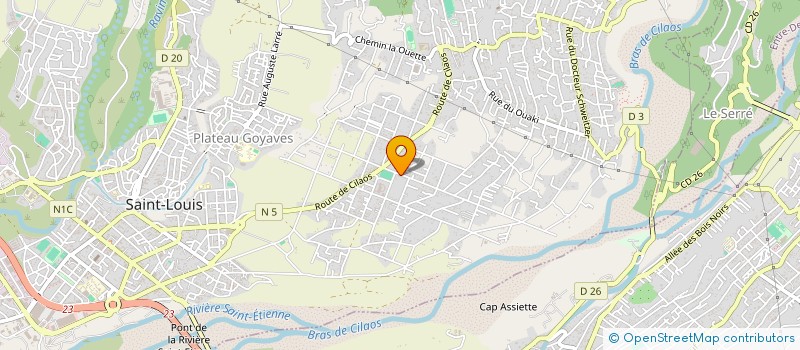 localisation de l'entreprise TELLE ET TAK  SAINT-LOUIS