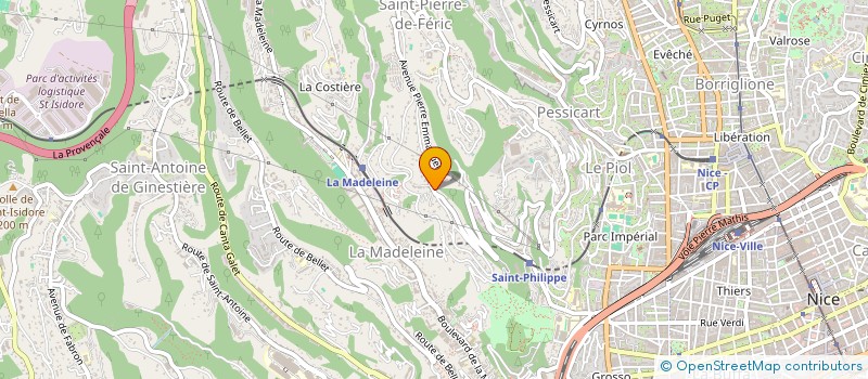 localisation de l'entreprise TELLE FEDERER à NICE