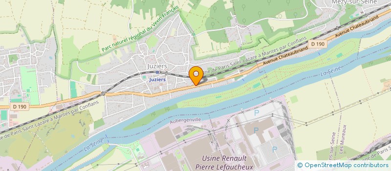 localisation de l'entreprise TELLEMENT BIEN ETRE à JUZIERS