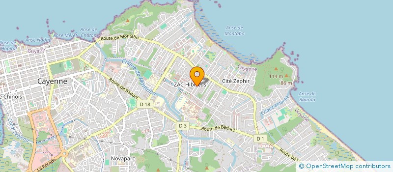 localisation de l'entreprise TELLEMENTBON  CAYENNE