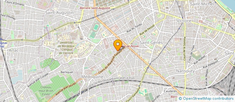 localisation de l'entreprise TELLIADES  BORDEAUX