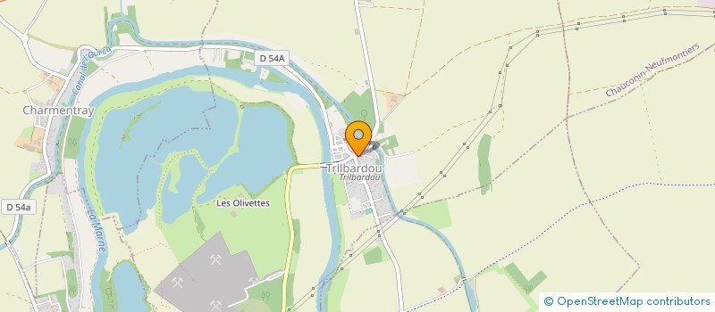 localisation de l'entreprise TELLIER  TRILBARDOU