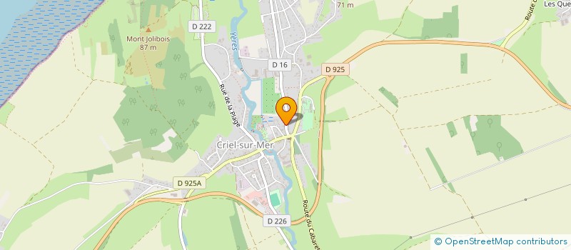 localisation de l'entreprise TELLIER - DECAESTECKER  CRIEL-SUR-MER