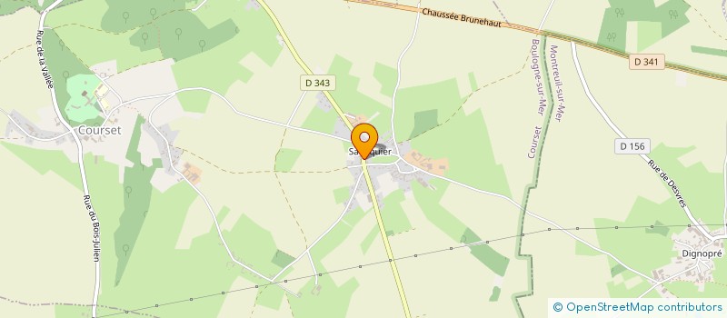 localisation de l'entreprise TELLIER REGIS  COURSET