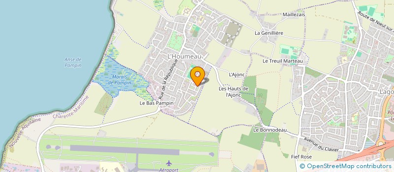 localisation de l'entreprise TELLIER'S FAMILY  L'HOUMEAU