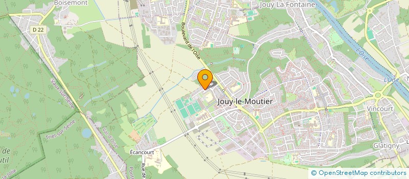 localisation de l'entreprise TELLIERKINE  JOUY-LE-MOUTIER