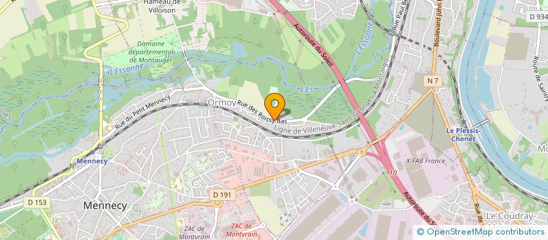 localisation de l'entreprise TELLIM  ORMOY