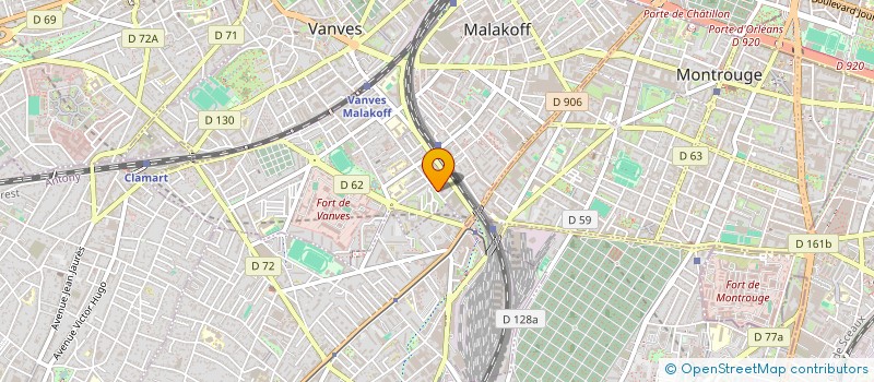 localisation de l'entreprise TELLINE à MALAKOFF