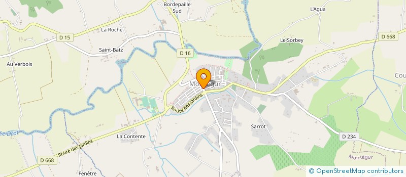 localisation de l'entreprise TELLIT  MONSEGUR