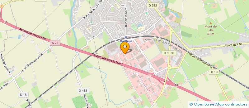 localisation de l'entreprise TELLOP à BAILLEUL