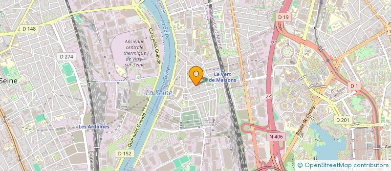 localisation de l'entreprise TELLOR  ALFORTVILLE