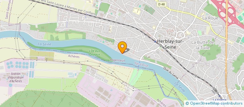 localisation de l'entreprise TELLURIC PRODUCTION  HERBLAY-SUR-SEINE