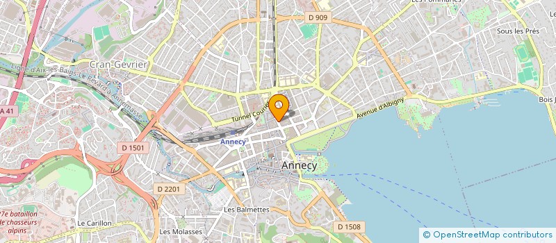 localisation de l'entreprise TELLUS à ANNECY