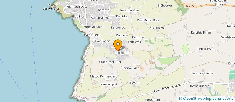 localisation de l'entreprise TELLUS à LE CONQUET