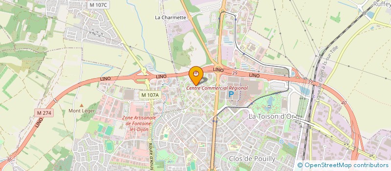 localisation de l'entreprise TELLUS à DIJON