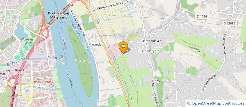 localisation de l'entreprise TELLUS  LATRESNE