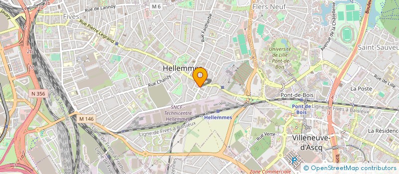 localisation de l'entreprise TELM à LILLE