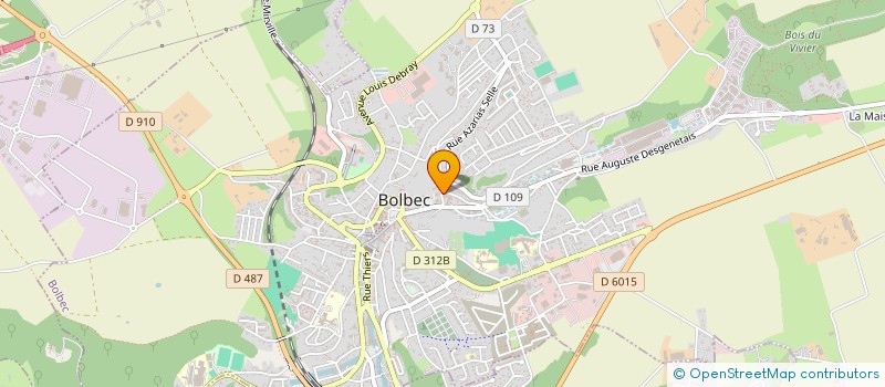 localisation de l'entreprise TELM76 à BOLBEC