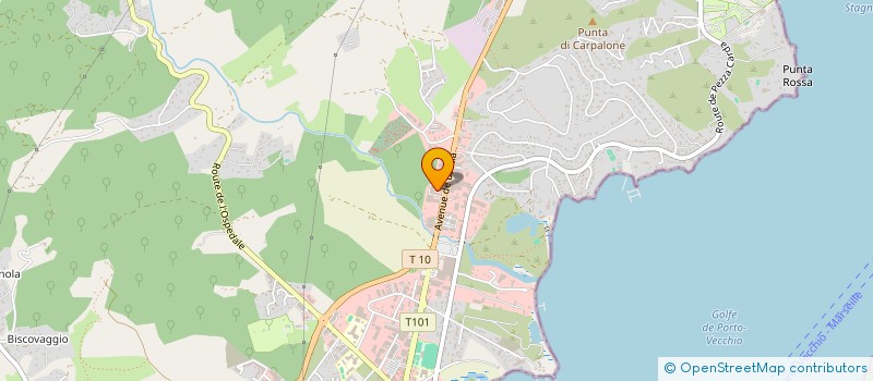 localisation de l'entreprise TELMA à PORTO-VECCHIO