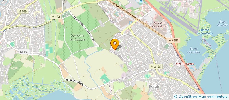 localisation de l'entreprise TELMA à PEROLS