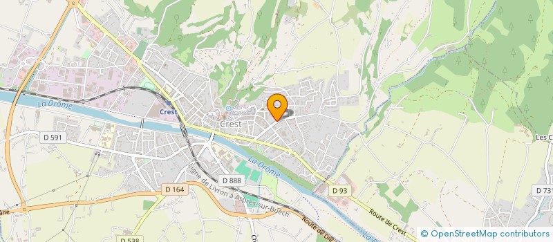 localisation de l'entreprise TELMA ATELIER  CREST