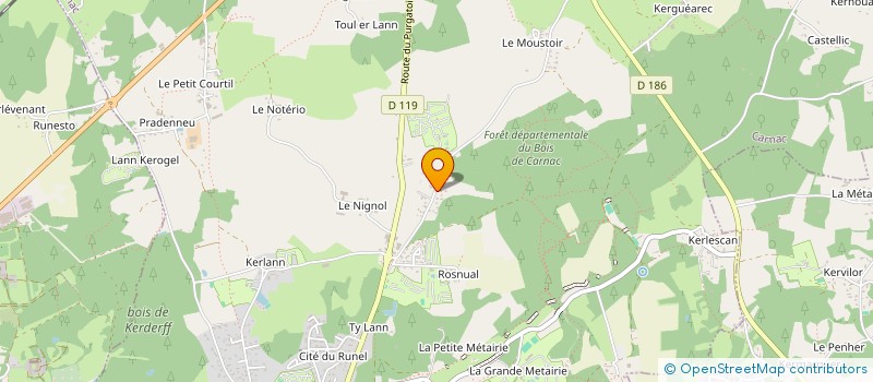 localisation de l'entreprise TELMACLO  CARNAC