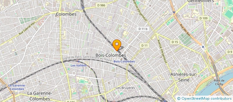 localisation de l'entreprise TELMYSA à BOIS-COLOMBES