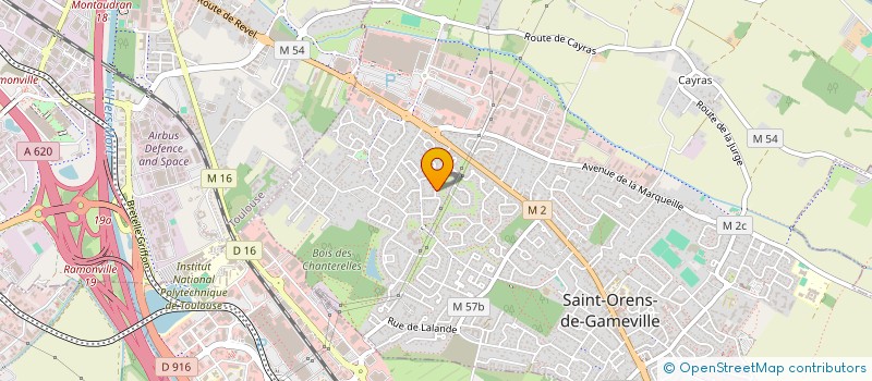 localisation de l'entreprise TELNA INSTRUMENTS à SAINT-ORENS-DE-GAMEVILLE