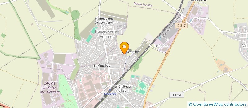 localisation de l'entreprise TELNEO  LOUVRES