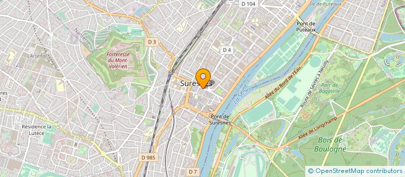 localisation de l'entreprise TELNET COMMUNICATION (FRANCE) à SURESNES
