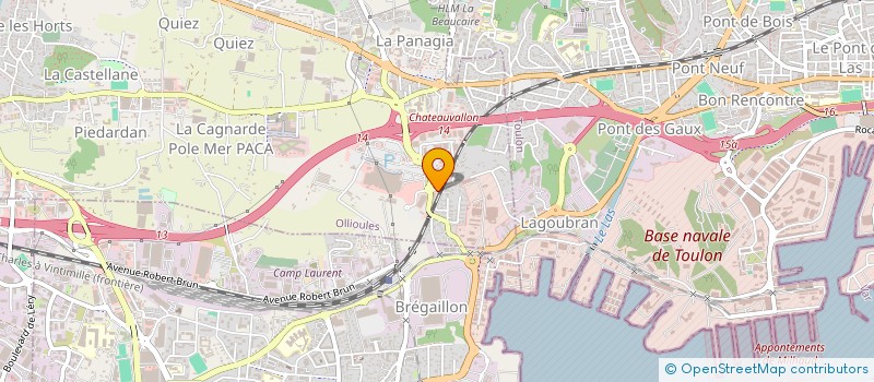 localisation de l'entreprise TELO VINUM  OLLIOULES