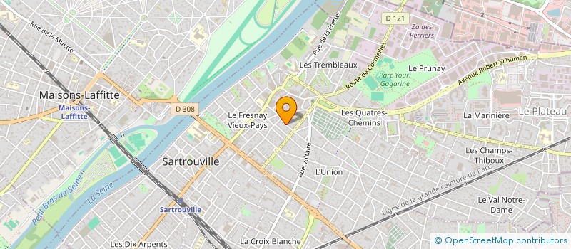 localisation de l'entreprise TELOMERE INVESTISSEMENTS à SARTROUVILLE