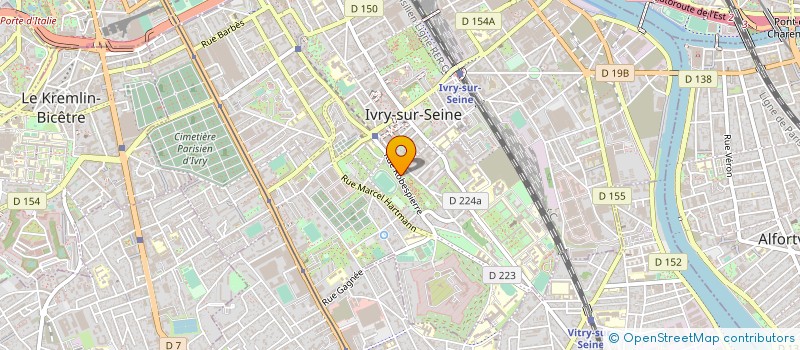 localisation de l'entreprise TELOMIUM  IVRY-SUR-SEINE