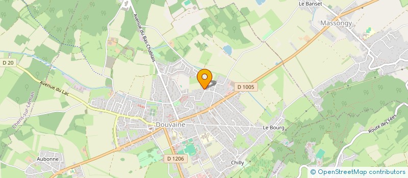 localisation de l'entreprise TELOS  DOUVAINE