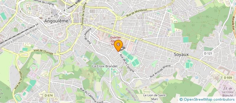 localisation de l'entreprise TELOSA à ANGOULEME