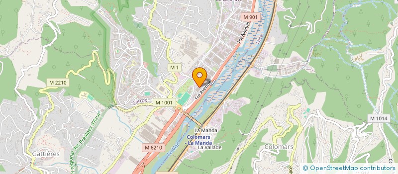 localisation de l'entreprise TELP à CARROS