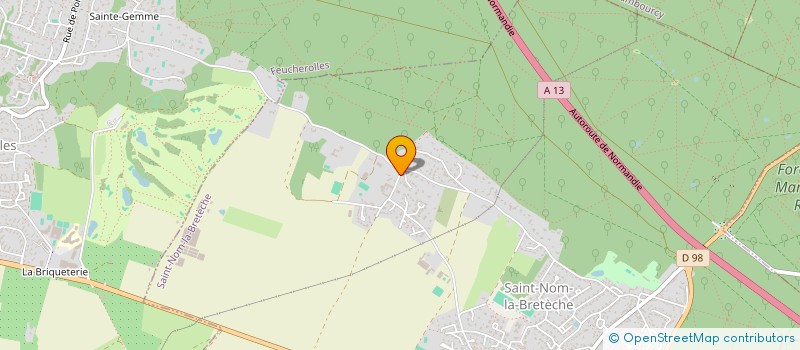 localisation de l'entreprise TELPROJECT  SAINT-NOM-LA-BRETECHE