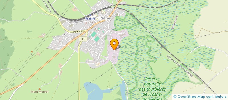 localisation de l'entreprise TELSA BOBINAGE à FRASNE