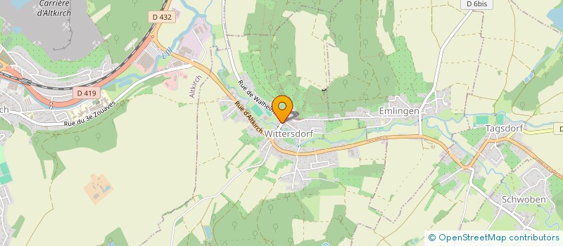 localisation de l'entreprise TELSI  ASPACH