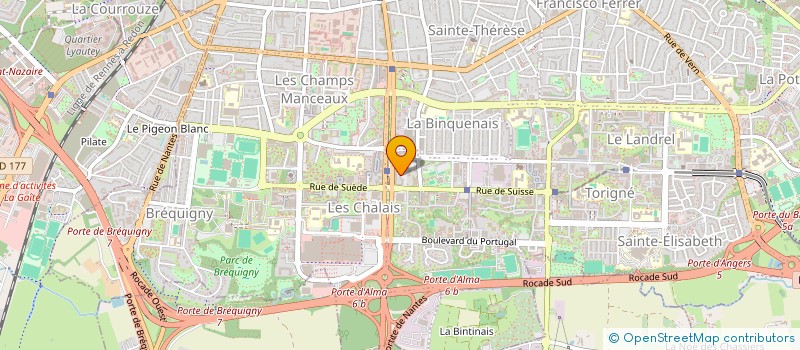 localisation de l'entreprise TELSI  ST JACQUES DE LA LANDE