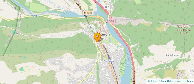 localisation de l'entreprise TELSI  SISTERON