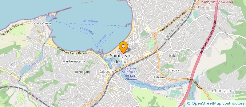 localisation de l'entreprise TELSI INTERNATIONAL à SAINT-JEAN-DE-LUZ