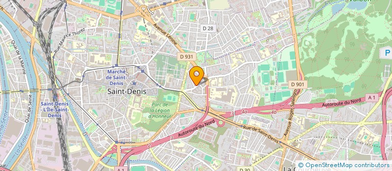 localisation de l'entreprise TELSTAR SERVICE  SAINT-DENIS