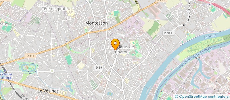 localisation de l'entreprise TELSTAR-TELE à CHATOU