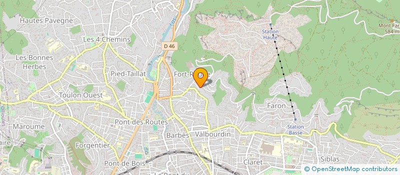 localisation de l'entreprise TELUM  TOULON